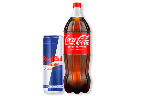 Frisdrank, sappen, water