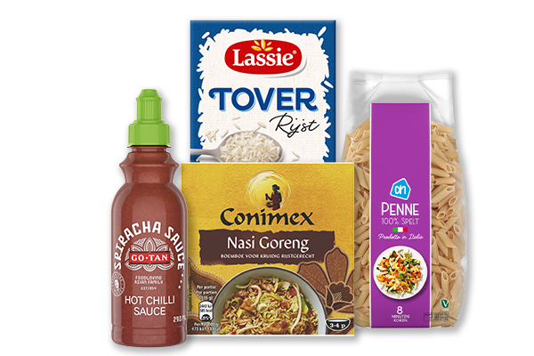 Pasta, rijst, wereldkeuken