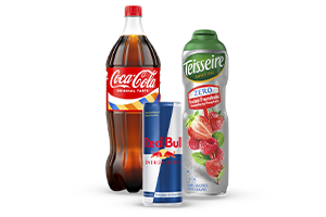 Frisdrank, sappen, water