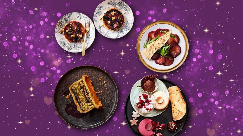 Vegetarisch kerstmenu 2022 Albert Heijn