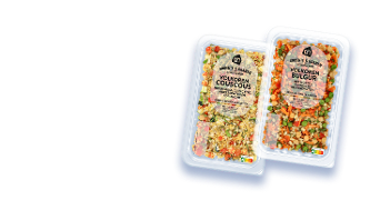 Swap van de week met AH volkoren couscous en volkoren bulgur verpakkingen