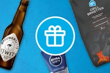 Vaderdag logo met de datum 11 juni en superheld thema.