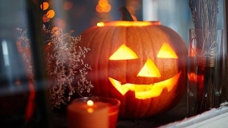 Knutselen met Halloween - pompoen mannetje