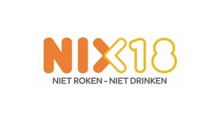 Logo van NIX18-campagne met de tekst "Niet roken - Niet drinken".