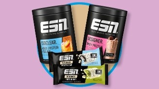 ESN limonadepoeder en designer bars