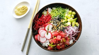 Pokebowl met tonijn