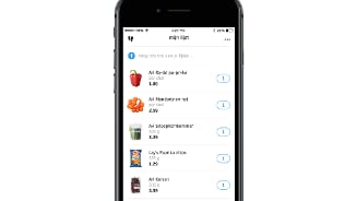 Boodschappenlijstje maken in de AH app