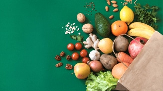 groente, fruit, noten en zaden