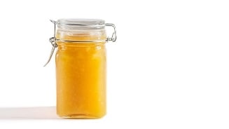 Pot met kweepeerjam