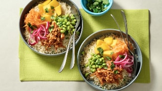 Salade met edamame bonen