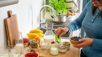 Voeding waar veel calcium in zit.