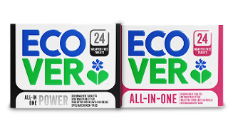 Ecover All-in-One vaatwastabletten verpakking, 24 stuks