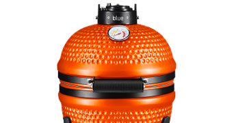 Blue Home oranje kamado barbecue in tafelmodel