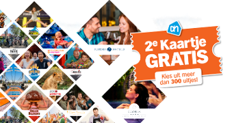 Albert Heijn promotie met 2e kaartje gratis voor meer dan 300 uitjes, inclusief attractieparken, dierentuinen, Fletcher Hotels, Elysium wellness en andere dagjes uit.