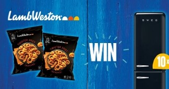 Lamb Weston Twister Fries promotie om 10 SMEG-koelkasten te winnen