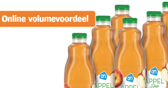AH Appelsap met online volumevoordeel aanbieding