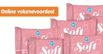 AH Soft toiletpapier met online volumevoordeel promotie