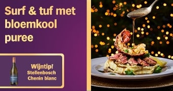 Surf & turf met bloemkoolpuree