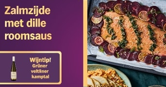 Zalmzijde met dillesalsa