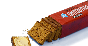 Ontbijtkoek met boter