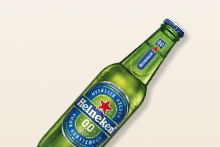 Heineken 0.0 alcoholvrije bierfles