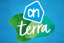 Alt tekst: AH Terra logo op groene achtergrond