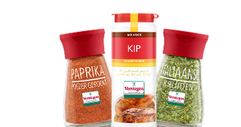 Verstegen paprika poeder gerookt, Verstegen mix voor kip en Verstegen Italiaanse kruiden