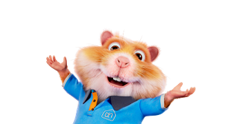 AH hamster saying "Veelgestelde vragen"