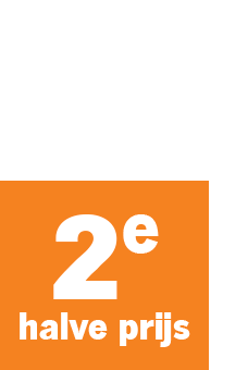 Promotie: Tweede artikel voor de halve prijs