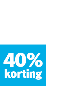 40% korting