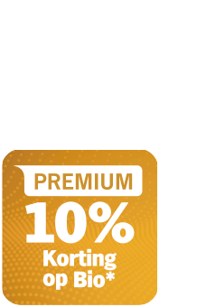 Premium 10% korting op biologische producten