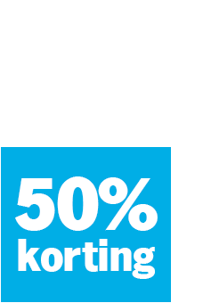50% korting promotieafbeelding