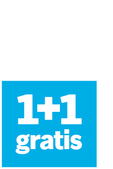 1+1 gratis promotie afbeelding