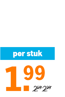 1.99 per stuk