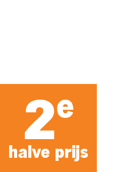 2e halve prijs aanbieding