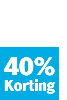 40% korting