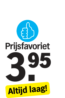 Prijsfavoriet Altijd Laag €3.95