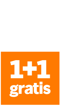 1+1 gratis aanbieding