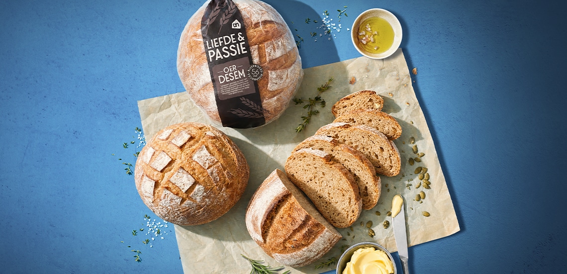 Lekker vers knapperig brood. Lekker bezorgd. 25% korting bol en vers brood