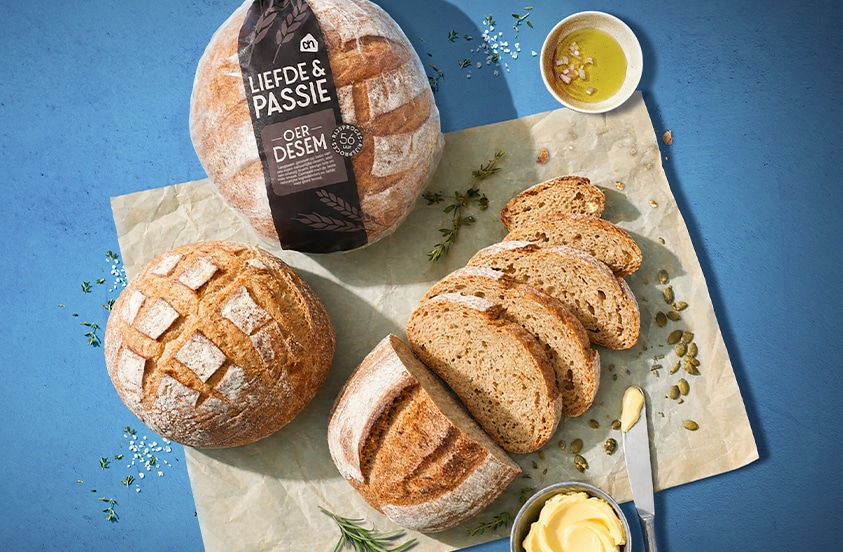 Lekker vers knapperig brood. Lekker bezorgd. 25% korting bol en vers brood