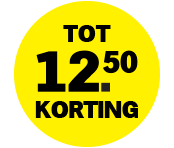 Tot 12.50 korting