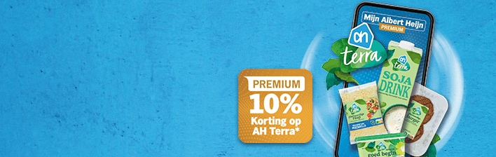 Altijd 10% korting op AH Terra