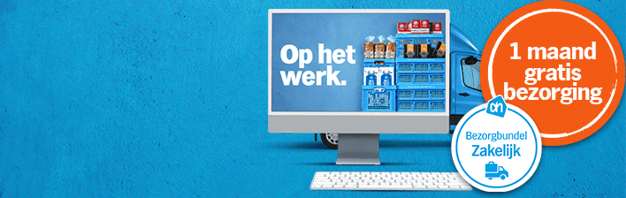 Gratis bezorging voor op het werk