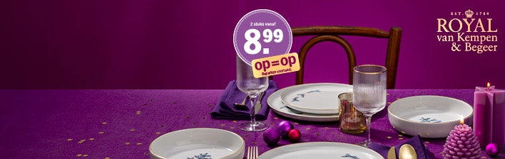 Voor de mooiste kersttafel