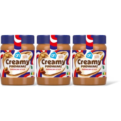 pdp-image-AH Creamy pindakaas American style 3-pack