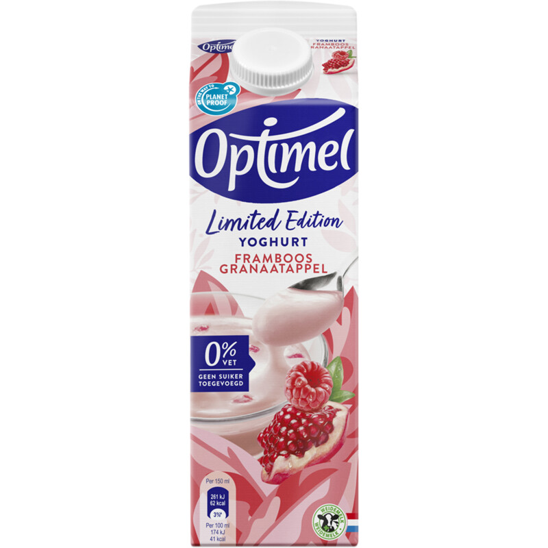Een afbeelding van Optimel Yoghurt limited edition