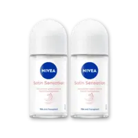 NIVEA Satin sensation anti transpirant rol 2pk