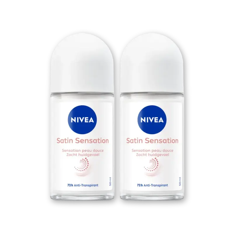 NIVEA Satin sensation anti transpirant rol 2pk