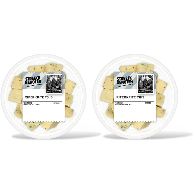 Streeckgenoten Kaasblokjes Riperkrite tsiis 48+ 2-pack