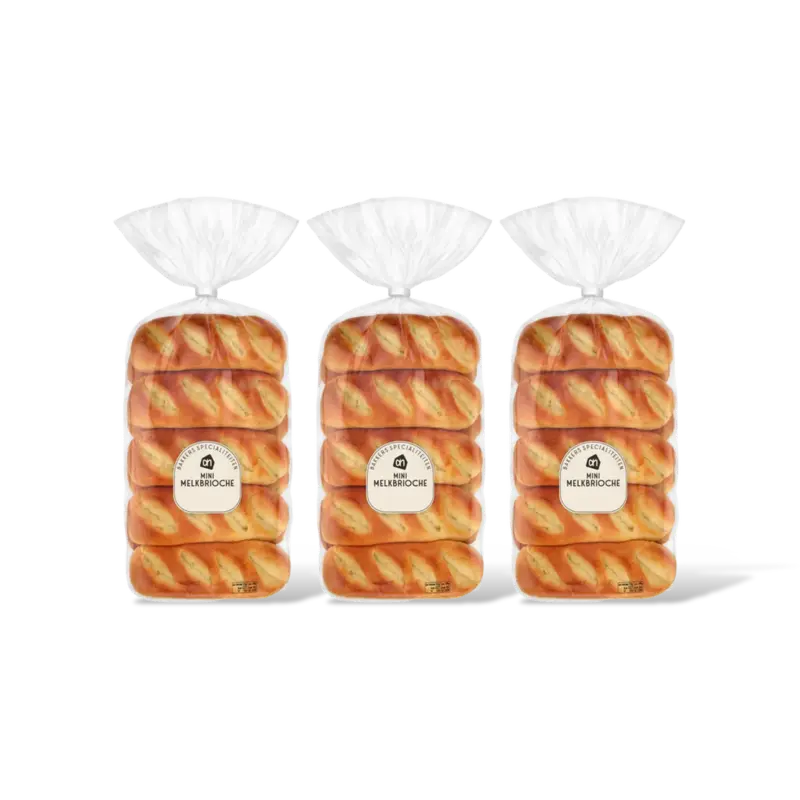 Mini melk brioche 3-pack